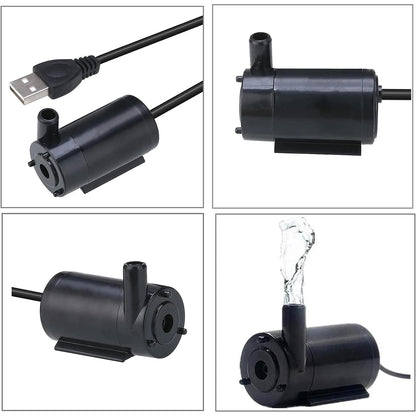 DC 3-5V USB Micro Submersible Mini Low Noise Brushless