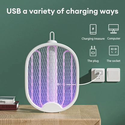 3500V Foldable Electric Mosquito Killer USB Rechargeable