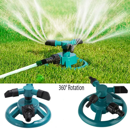 360° Automatic Rotating Sprinkler Nozzle for Lawn Irrigation
