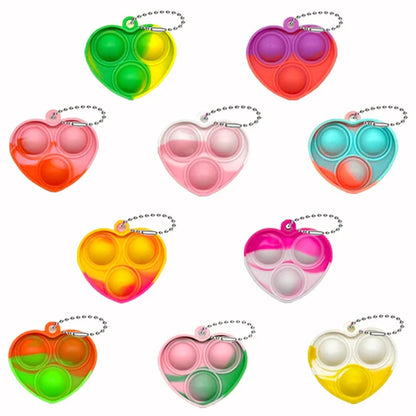 Mini Pop Keychain Fidget Toys - Perfect for Party Favors