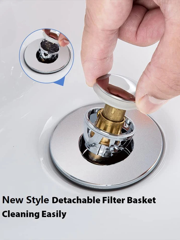 Universal Basin Pop-up Drain Filter Wash Basin