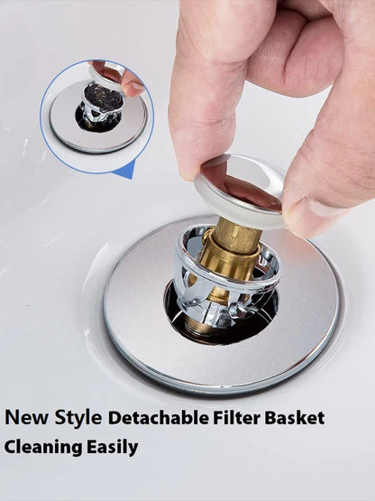 Universal Basin Pop-up Drain Filter Wash Basin