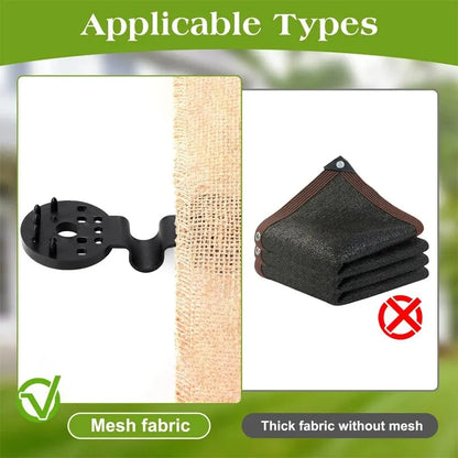 100pcs Sunshade Mesh Buckle Durable