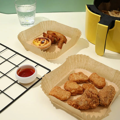 50Pcs Disposable Air Fryer Paper Oil Absorbing