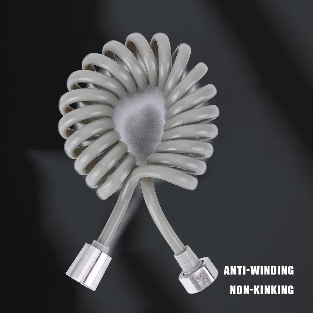 2/3/5M Flexible Shower Hose Universal Spring Extension Hand