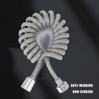 2/3/5M Flexible Shower Hose Universal Spring Extension Hand