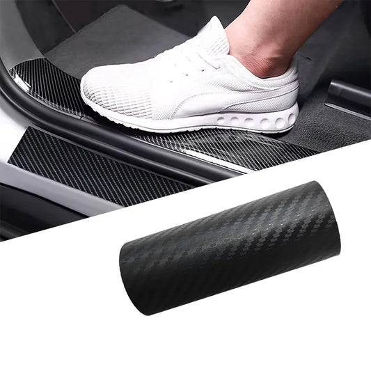 DIY 3D Carbon Fiber Car Sticker - Waterproof Bumper Tape