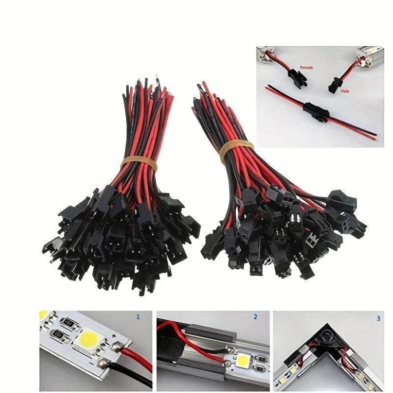 10 Pairs Male to Female SM Terminal Wire Connectors for LED Downlights