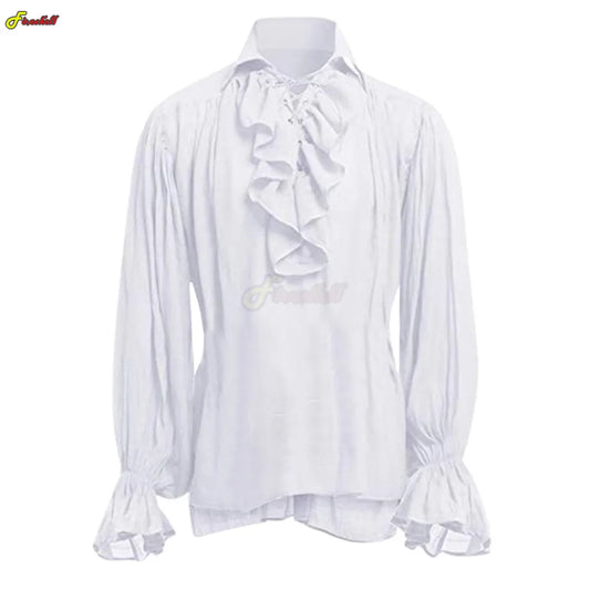 Medieval Adults Halloween Costumes Autumn Casual Shirts