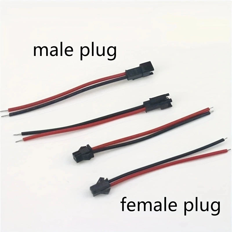 10 Pairs Male to Female SM Terminal Wire Connectors for LED Downlights