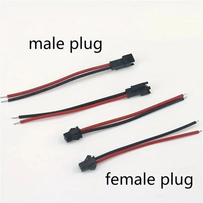 10 Pairs Male to Female SM Terminal Wire Connectors for LED Downlights