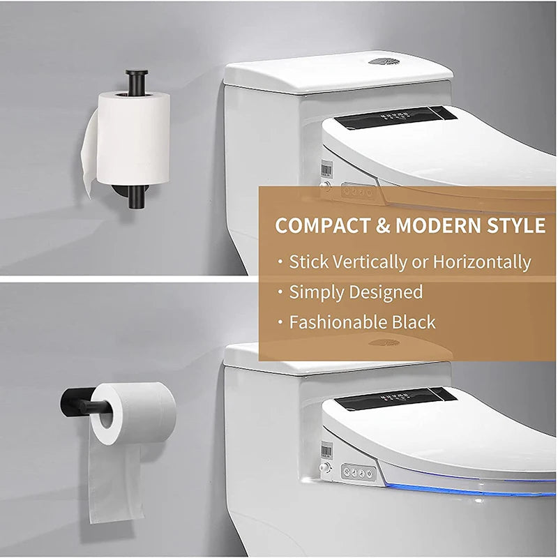 Stainless Steel Paper Towel Holder Adhesive Toilet Roll