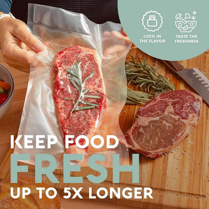 50pcs/Lot BPA-Free Food Vacuum Plastic Sealing Bags
