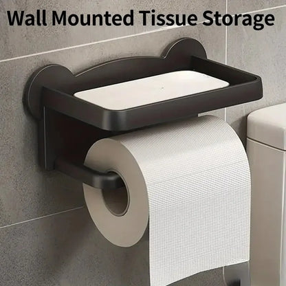Punch Free Wall Mounted Tissue Storage