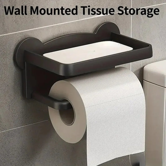 Punch Free Wall Mounted Tissue Storage