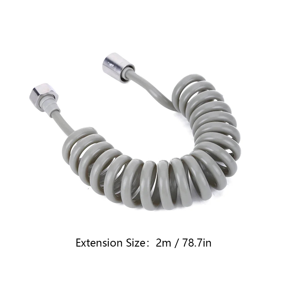 2/3/5M Flexible Shower Hose Universal Spring Extension Hand