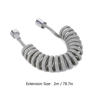2/3/5M Flexible Shower Hose Universal Spring Extension Hand