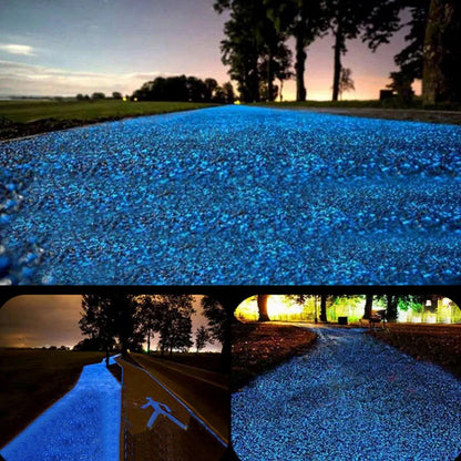 Glow in the Dark Pebbles - 1000-3000pcs for Garden & Aquarium