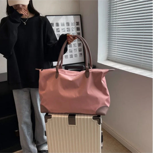 Large Capacity Lightweight Women's Travel Bag | Waterproof Yoga & Sports Suitcase