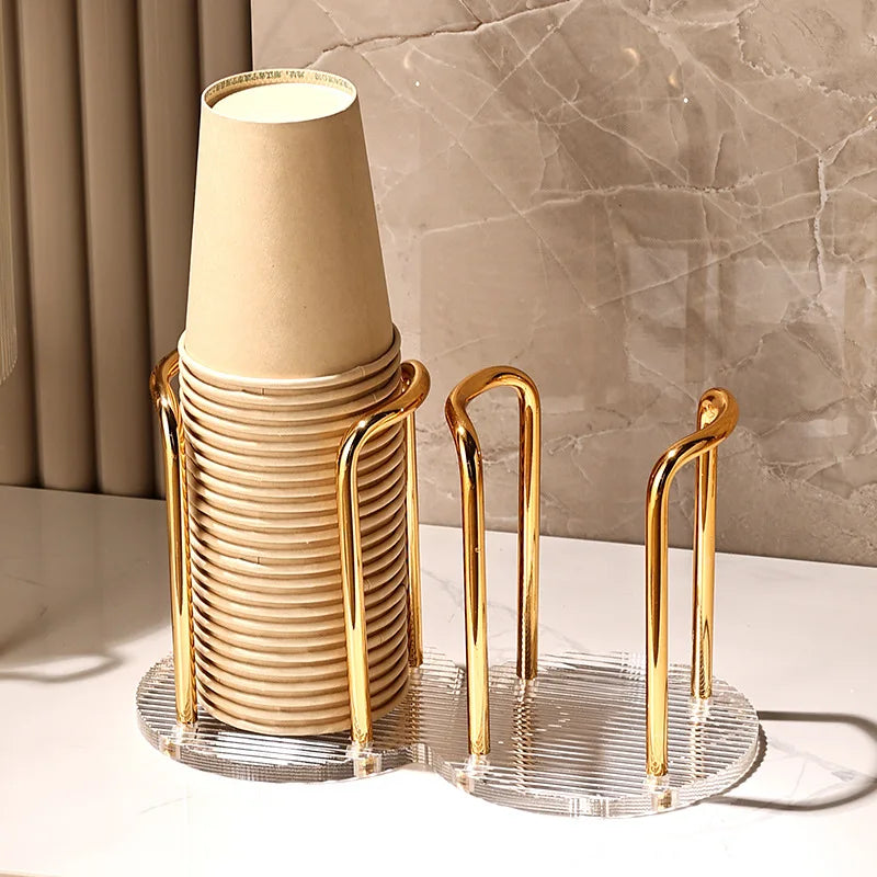 Luxury Disposable Cup Storage Holder