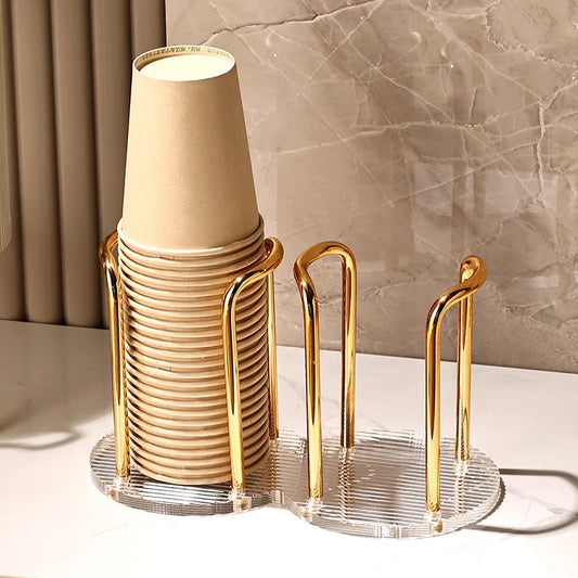 Luxury Disposable Cup Storage Holder