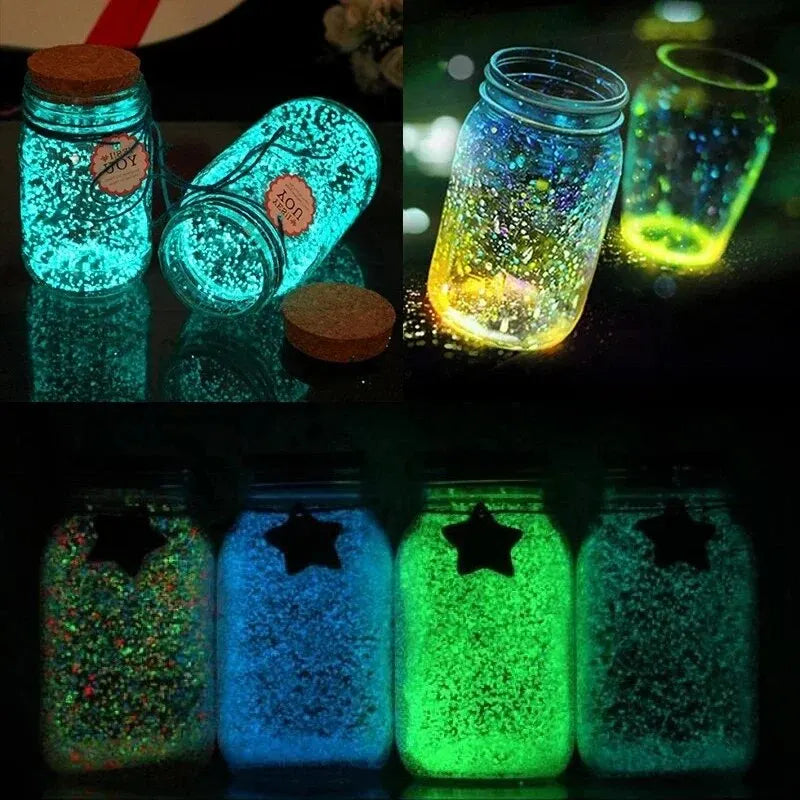 1000pcs 3-5mm Luminous Sand Glow In Dark Pebbles Stone