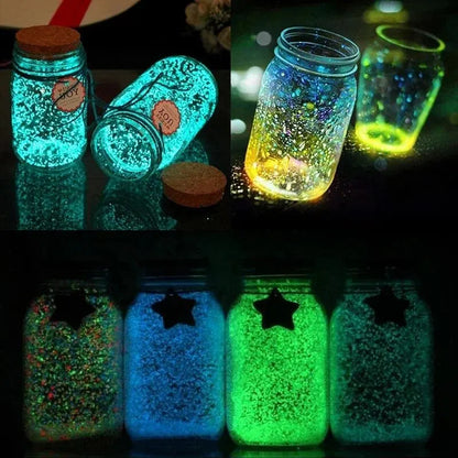 1000pcs 3-5mm Luminous Sand Glow In Dark Pebbles Stone