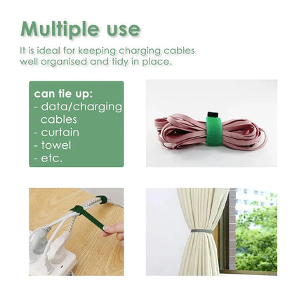 10M Cord Tie Strap Green Gardening Tape Roll Recycle and Reusable