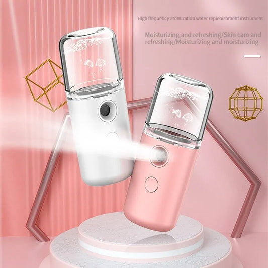 USB Nano Spray Moisturizer – Facial Hydrating Device for Skin Care