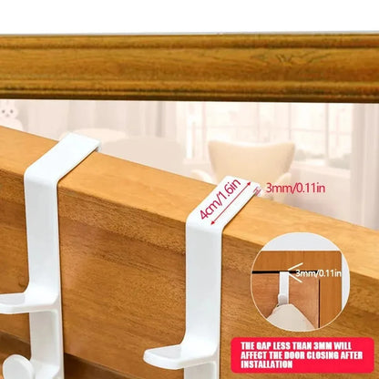 1pc Bedroom Door Hanger Clothes Hanging Rack