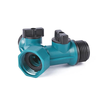 2 Way Garden Hose Splitter Garden Hose Connector with Faucet Watering