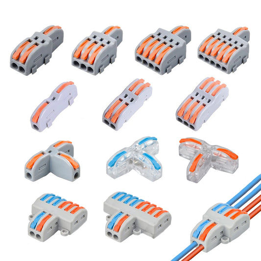 1/5/10 PCS Fast Electrical Connectors - Compact Splitter