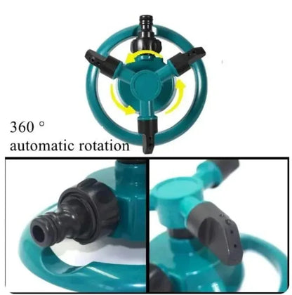 Automatic Sprinkler 360 Degree Automatic Rotating Water Spray