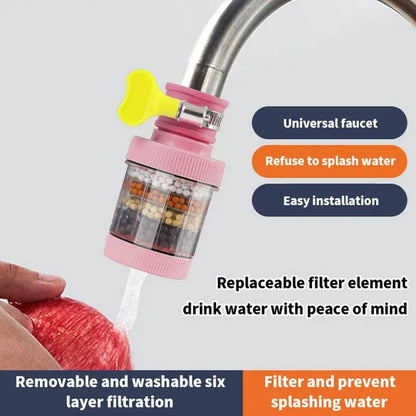 Water Faucet Filter Household Kitchen Home Faucet Mini Tap