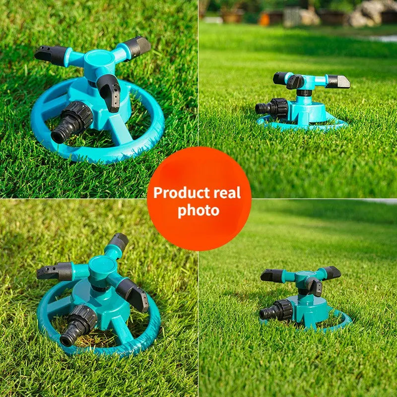 360° Automatic Rotating Sprinkler Nozzle for Lawn Irrigation