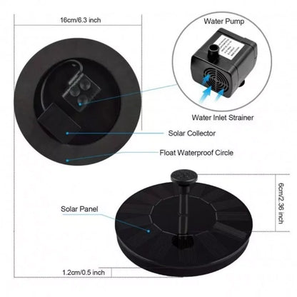 Solar Floating Fountain Floating Solar Fountain Garden Water