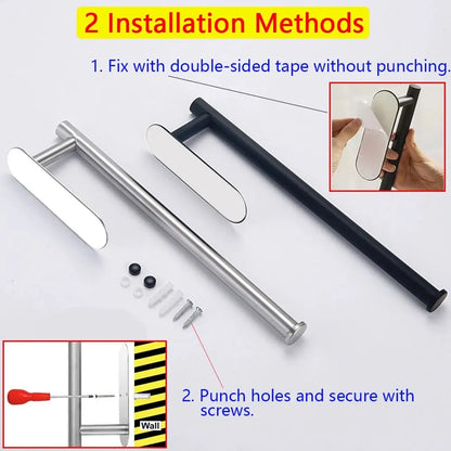 Kitchen Paper Towel Holder Adhesive Tissue Hanger