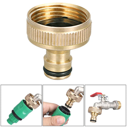 2Pcs 3/4" To 1/2" Thread Connector Faucet Hose