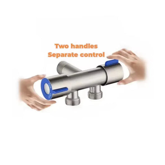 1 Inlet and 2 Outlet Dual Control Handle