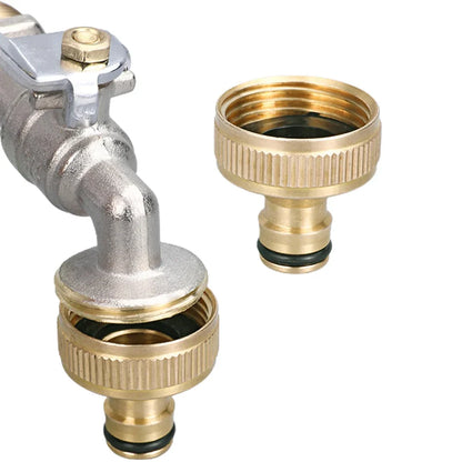 2Pcs 3/4" To 1/2" Thread Connector Faucet Hose
