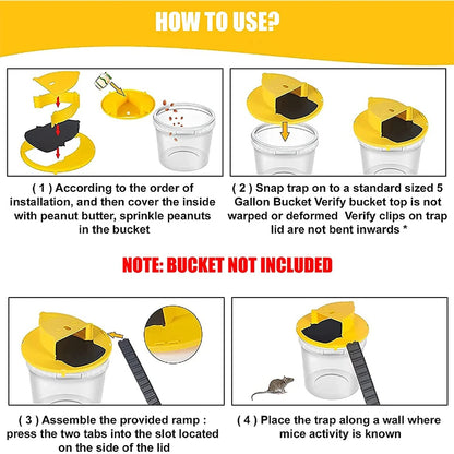 Intelligent Automatic Mouse Trap with Resetting Sliding Lid