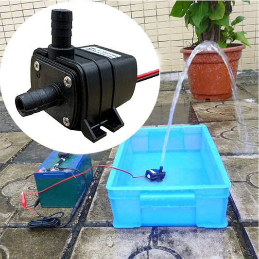 4.8W 5.8W 240L/H Silent Fish Tank Pump DC 12V 24V Solar