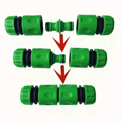 Garden Watering Hose ABS Quick Connector 1/2” End Double Male Hose