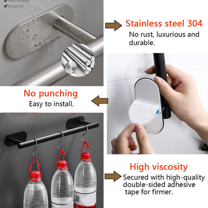 Adhesive Bathroom Hardware Accessories Towel Rack