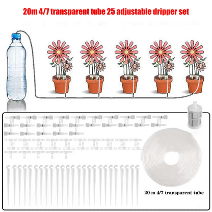 Garden Drip Irrigation Kit with Regulating valve Potted Plant
