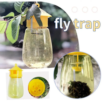 Fruit Fly Trap Killer Yellow Plastic Drosophila Trap Pest Control Products