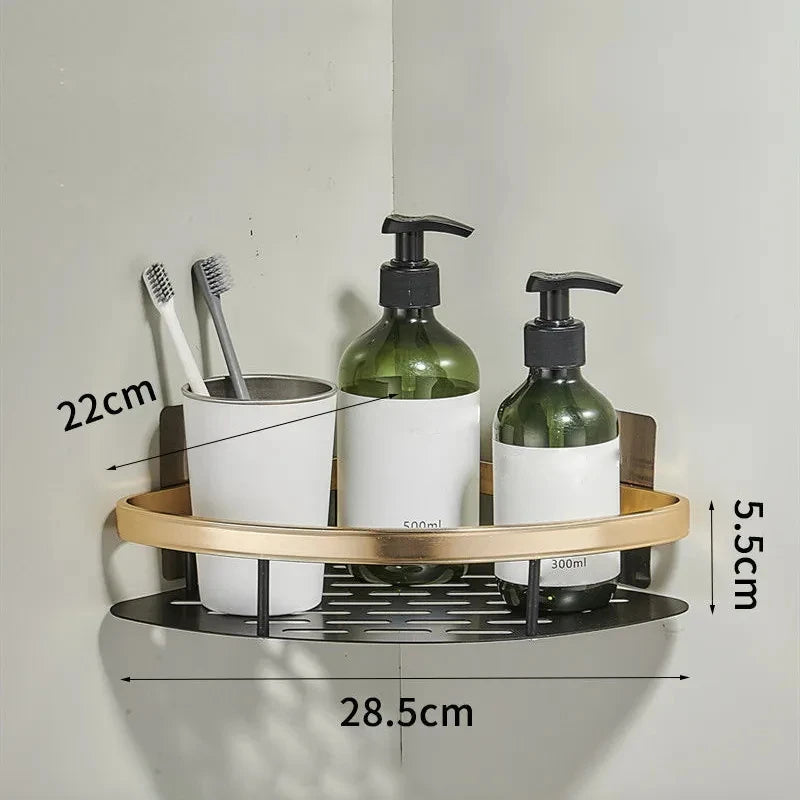 Bathroom Shelf Aluminum Alloy Shampoo