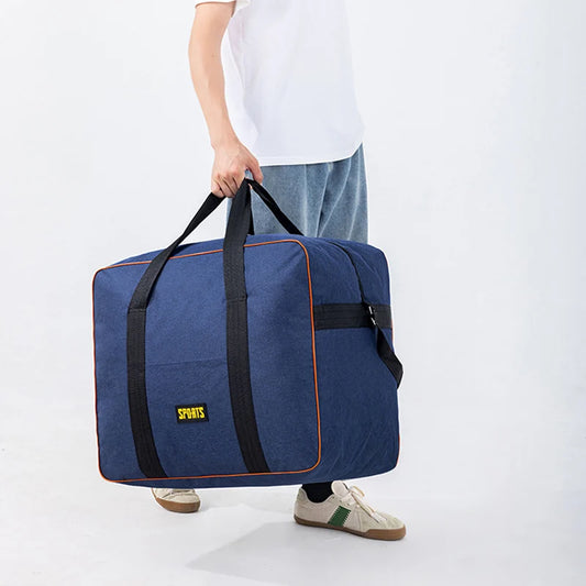 Men's Waterproof Gym Travel Bag | Large Capacity Weekend Duffle & Hand Luggage