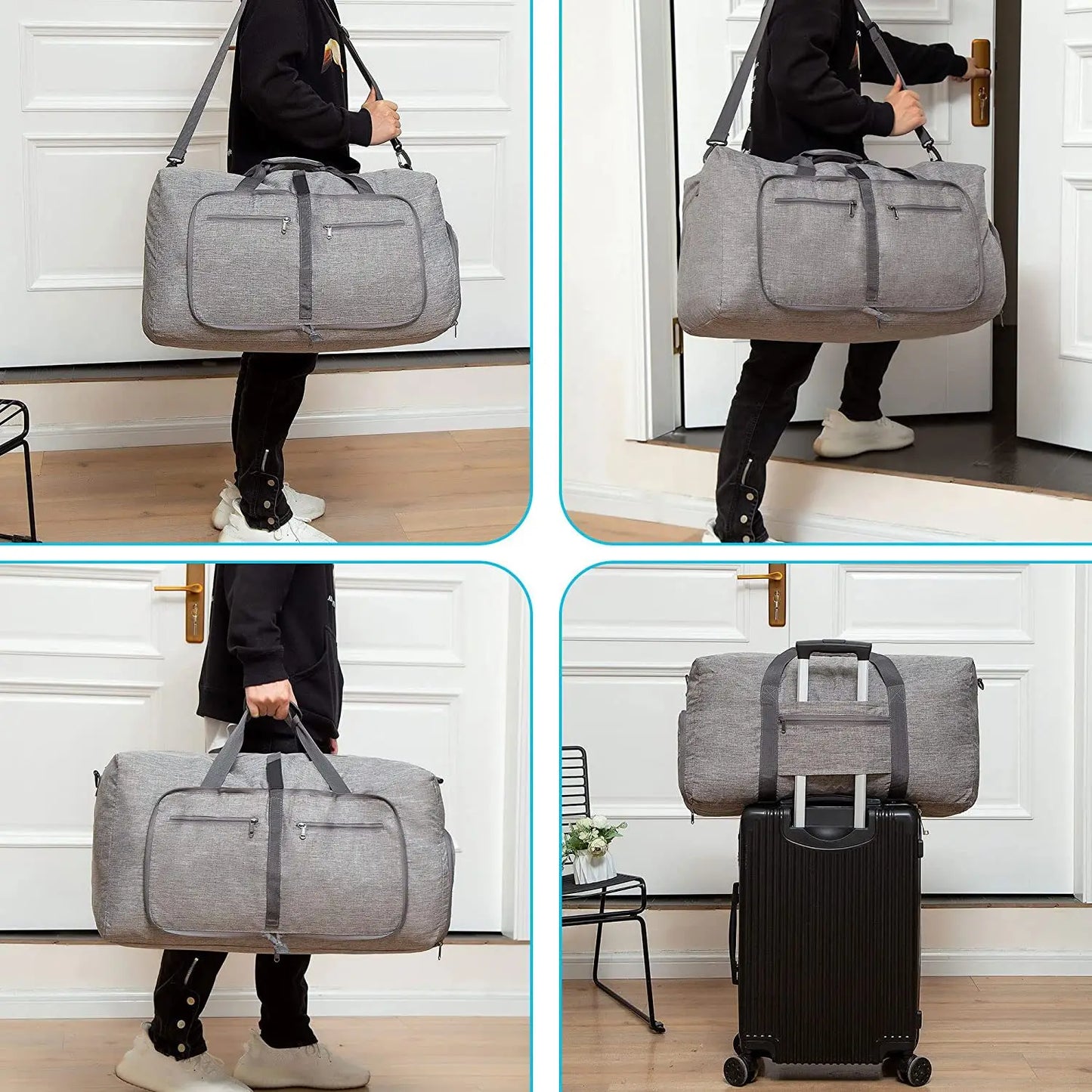 Large Capacity 85L Travel Duffel Bag | Waterproof Oxford Shoulder Sports Bag
