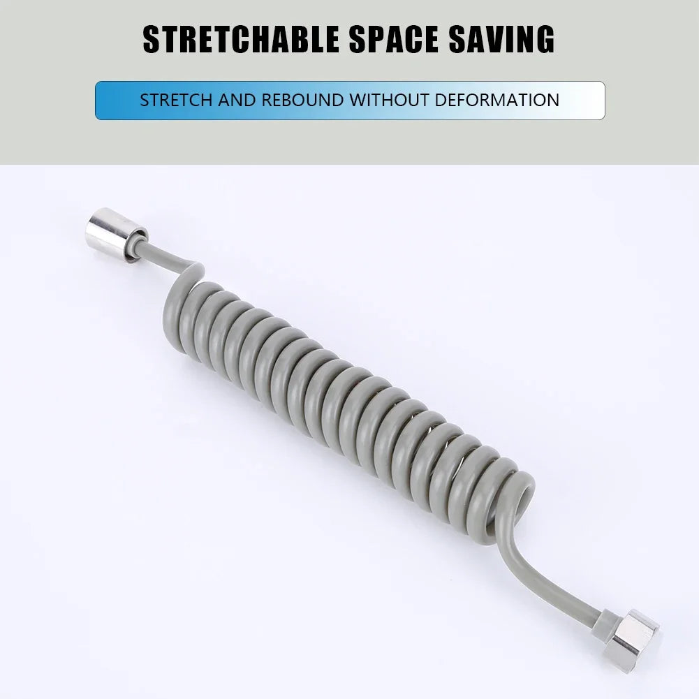 2/3/5M Flexible Shower Hose Universal Spring Extension Hand